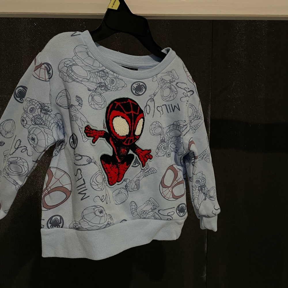 Marvel Spider-Man Sweatshirt Blue and Red